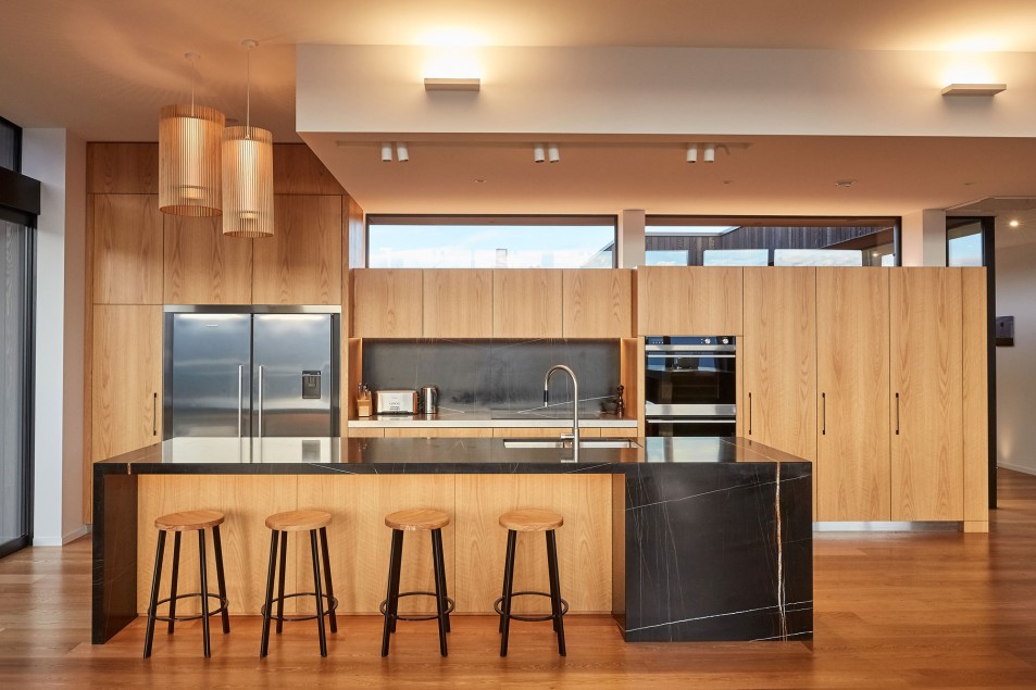 TIDA architect-designed kitchen award winner - Black Peak House.